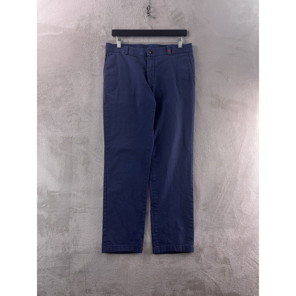 Carolina Herrera Pants‎ Mens Size 32x28 Blue Straight Leg Chino Casual